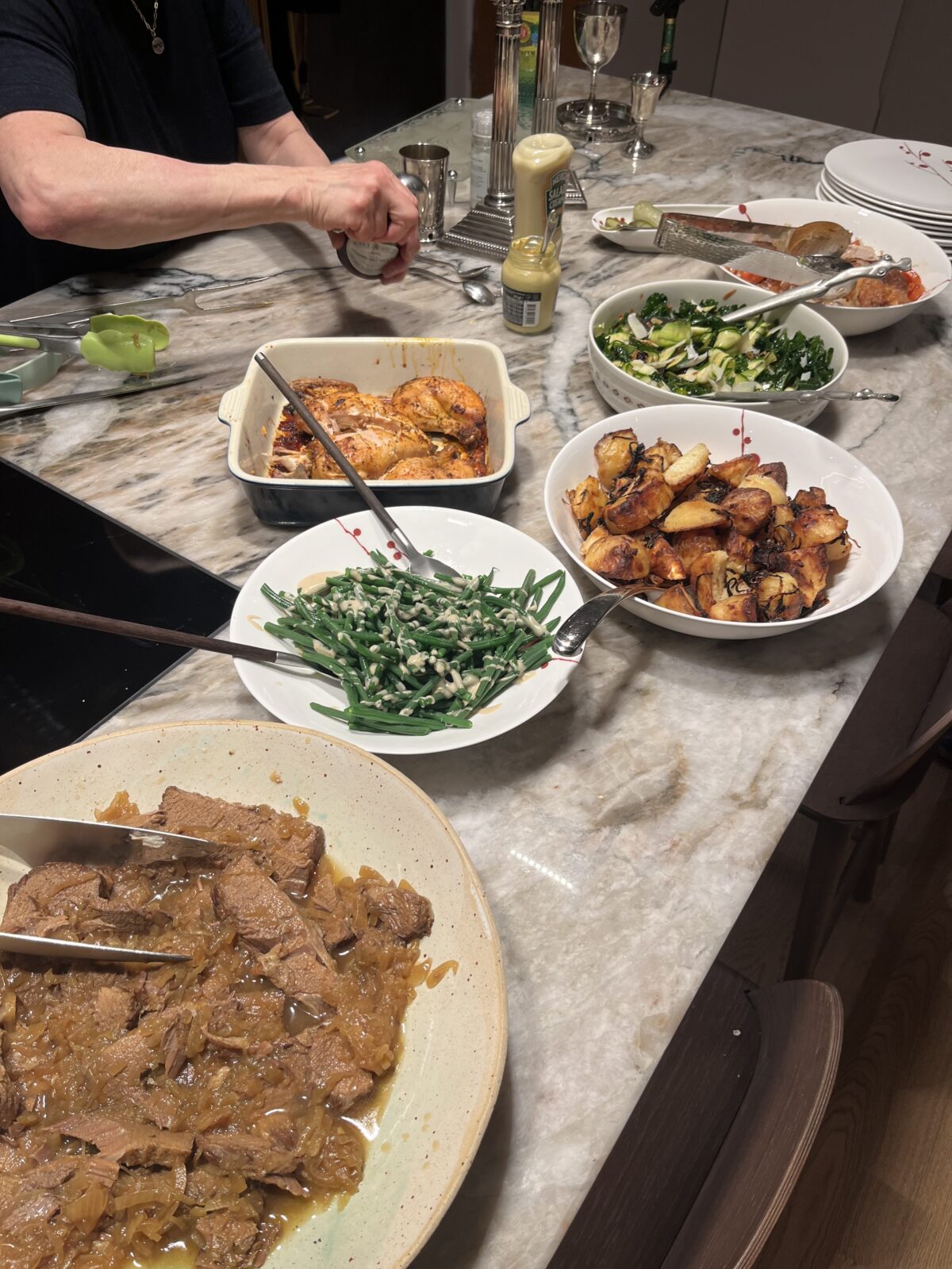 Maya Glantz' traditional Friday night dinner